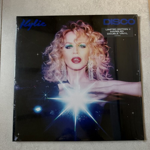 Kylie Minogue Disco Deluxe Blue Marbled 2xLP Vinyl new, Spotify exclusive