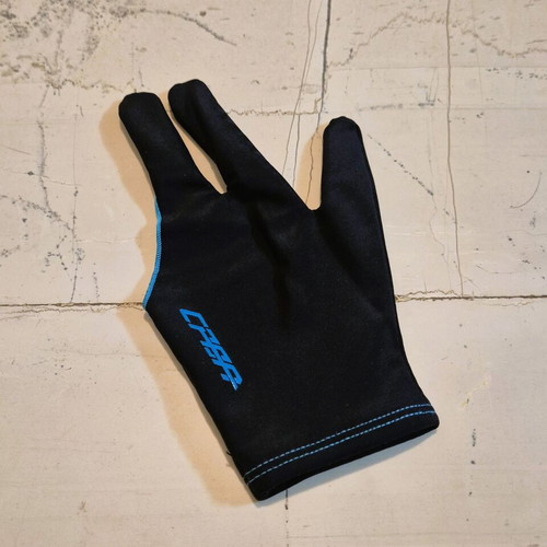 CPBA billiard glove new, black and blue, size L