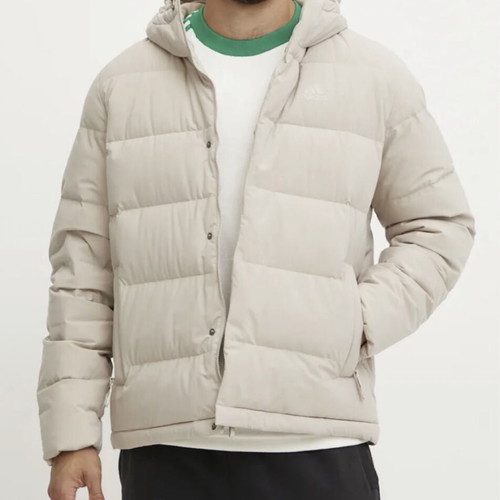 Adidas Helionic Hooded Down Jacket new, men's L/XL, feather and down filling