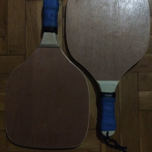 Handmade beach rackets new, pack of 2, durable wood