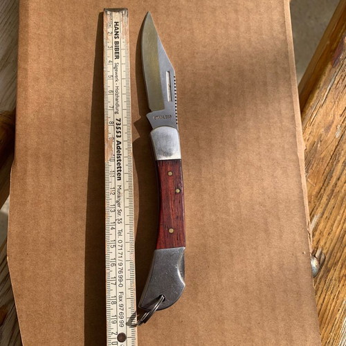 Lockback knife used John Benzen Tools unsharpened