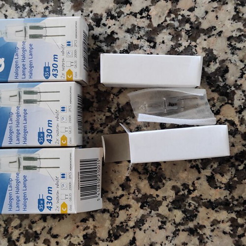 Halogen Capsule Lamp 35W 12V Pack of 6, New