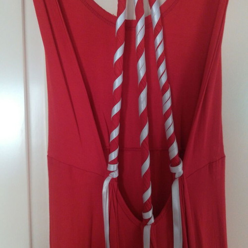 Summer dress used, red, size M