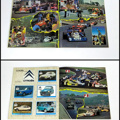 Super Auto Panini 1977 sticker album like new, rare vintage