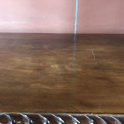Old dining table used with scratches