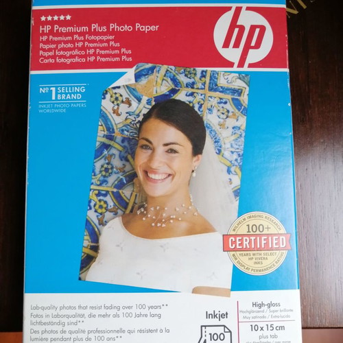 HP Premium Plus Photo Paper new 10×15 cm 280g/m² 100 sheets