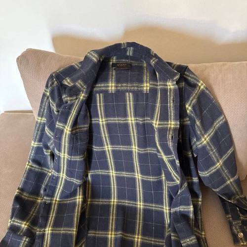 Staff Overshirt like new, blue and yellow, size L