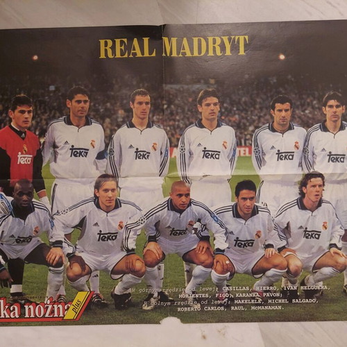 Raul Gonzalez Blanco & Real Madrid poster used