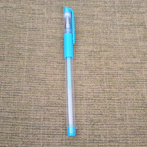 Light blue pen new with perfect ink