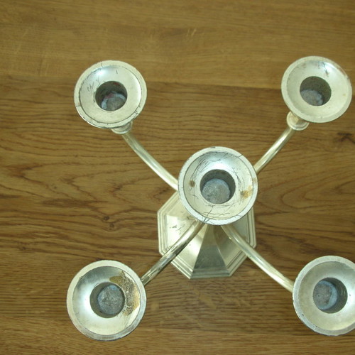 Candlestick with 5 holders used for candles