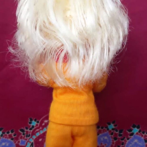 Vintage Lilly "Sport Billy" doll used, Greek made LYRA 80s
