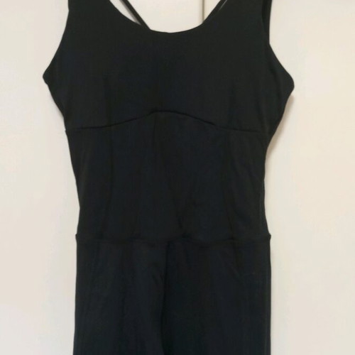 One-piece jumpsuit used, black, size S