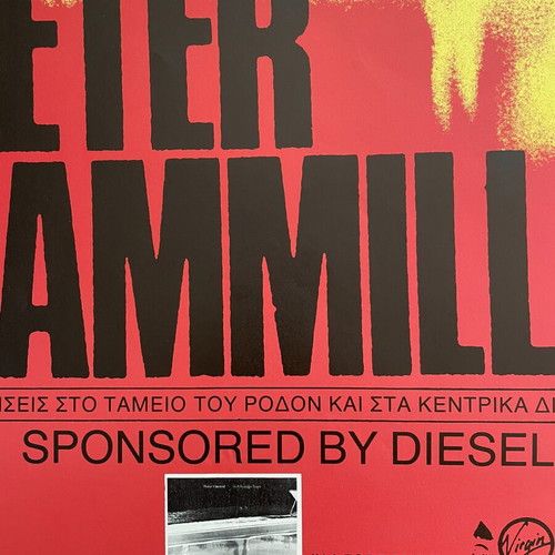 Peter Hammill Rodon live poster 1989