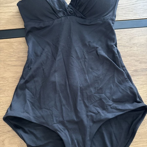 Oysho black strapless swimsuit, size small