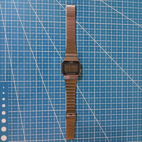 Casio Vintage A700WE-1AEF digital watch, silver, unisex