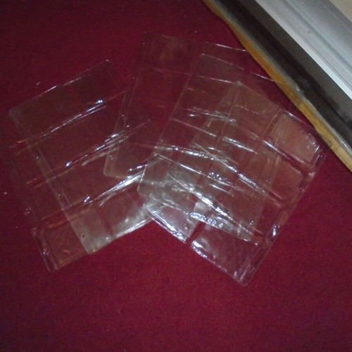 A4 hard card sleeves 5 pieces like new