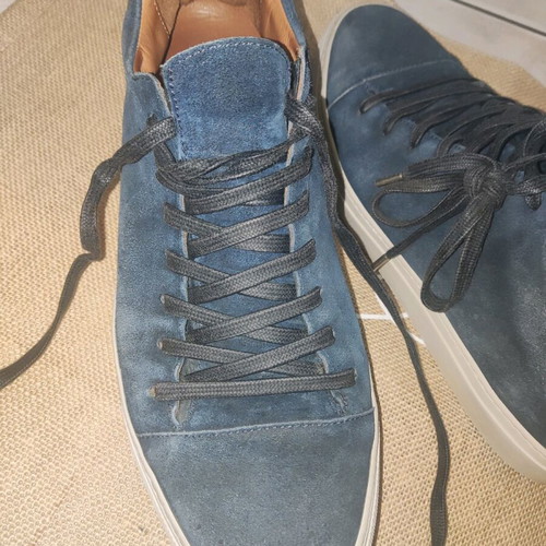 John Varvatos shoes like new, size 42.5-43, white and blue
