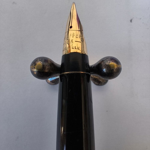 Sheaffer fountain pen with 14 kt gold nib used