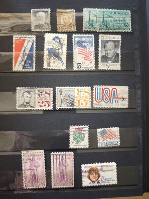ΗΠΑ Air Mail και θεματικό λοτ γραμματοσήμων 1930–1990 σαν καινούργιο