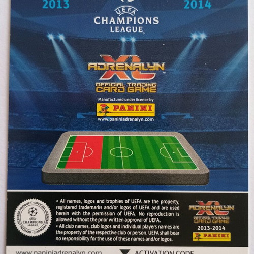 Dimitris Siovas Olympiacos collectible card Panini UEFA Champions League