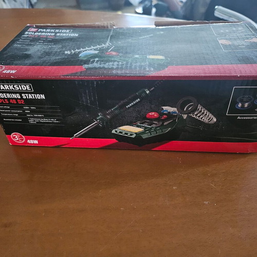Parkside PLS 48 D2 Σταθμός Κόλλησης 48W με ρύθμιση θερμοκρασίας καινούργιος σε σφραγισμένο κουτί