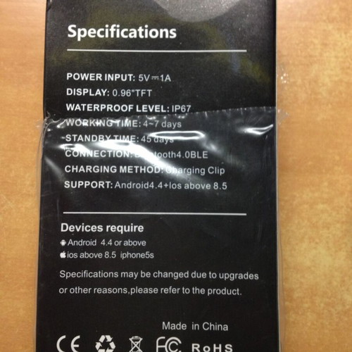 Smart Bracelet M4 new with opened packaging