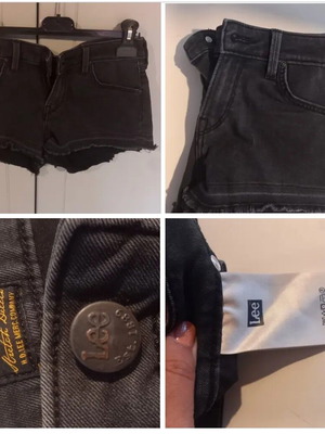 Lee women's shorts like new, black denim, size XS