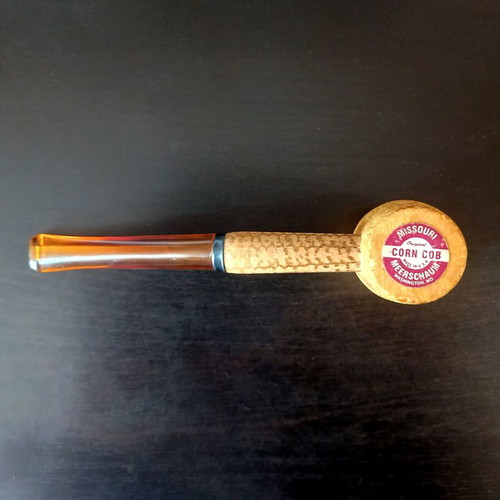 Missouri Meerschaum Original Corn Cob Tobacco Pipe used