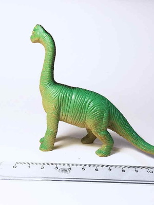 Plastic dinosaur figure used