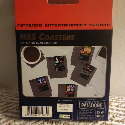 Nintendo NES Coasters set of 5 official Paladone licensed