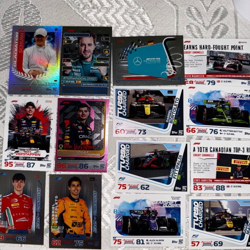Formula 1 Turbo Attax cards like new