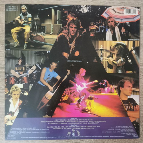 The Police Zenyatta Mondatta LP vinyl used 1980