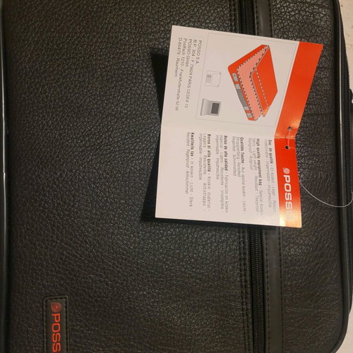 Laptop case 27×33 new, black leatherette for small laptops