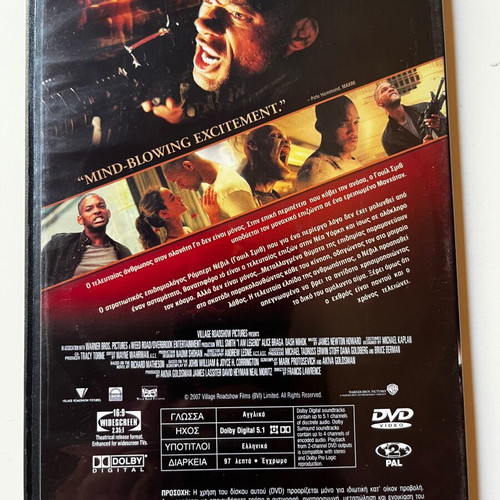 I Am Legend DVD used, action drama horror sci-fi with subtitles