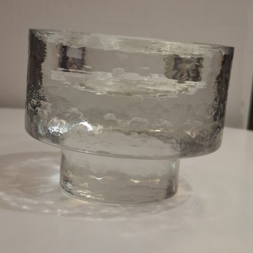 Vintage glass candle holder like new