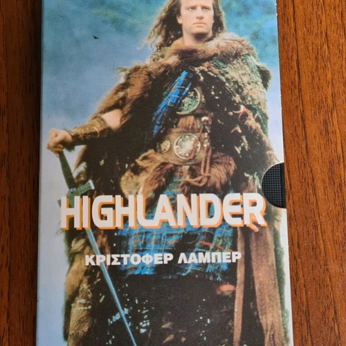 Highlander videocassette like new