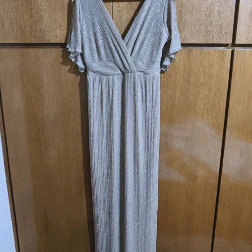 Ancient Greek evening dress with gold thread new, gold color