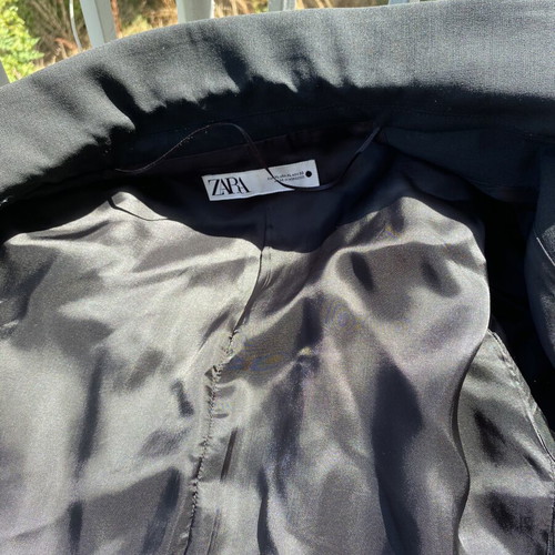 Zara black wool blazer like new, size XL 42 14
