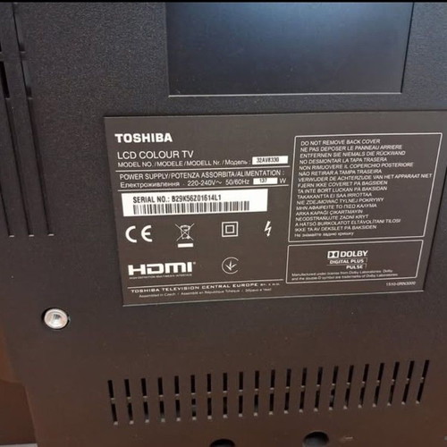 Toshiba LCD32AV833G 32-inch LCD TV like new