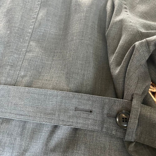 Low Classic grey belted single-breasted trench coat like new, size XS