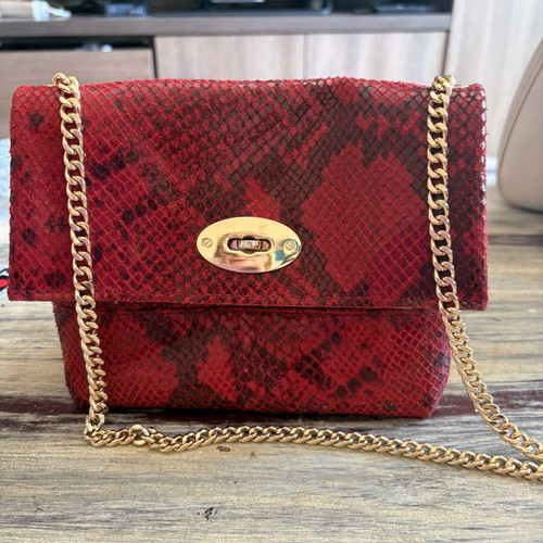 Shoulder bag new, natural leather, size 21x15cm