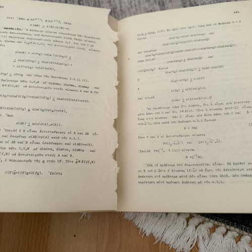 Linear Algebra book used, poor condition