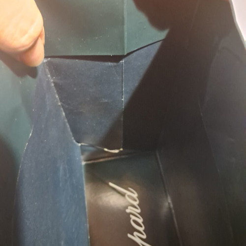 Chopard paper gift luxury bags, like new, pack of 2 dark blue-black