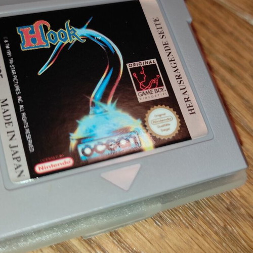 Hook Nintendo Game Boy cartridge used with case