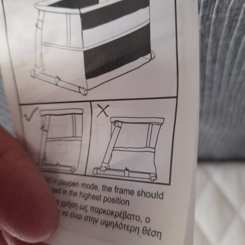 Bebe stars cradle and park and mattress