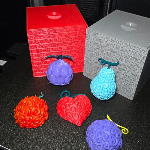 3d printed Devil fruit magnets gift box One piece