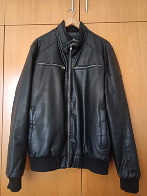 Funky Buddha leather jacket 2XL, black