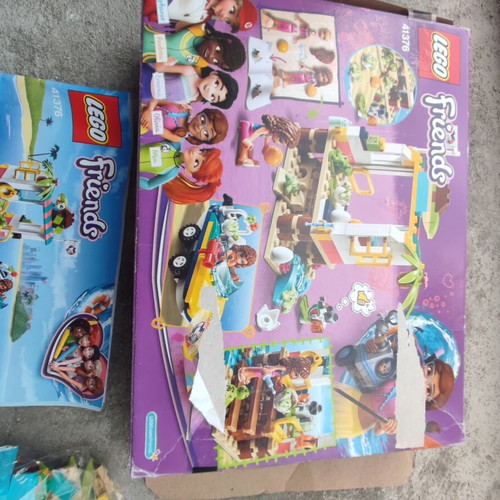 Lego Friends Beach & Rescue Set used, with original box and instructions