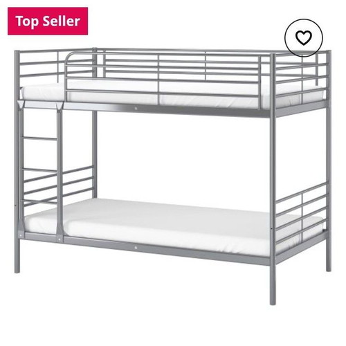 Metal Bunk Bed IKEA like new, without mattresses