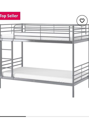 Μεταλλική κουκέτα IKEA σαν καινούργιο, χωρίς στρώματα